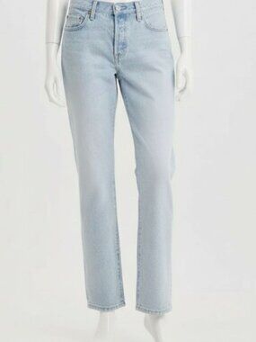 Levi's Womens' Blue 501 90's Straight Leg Jeans Pants Size 30x32